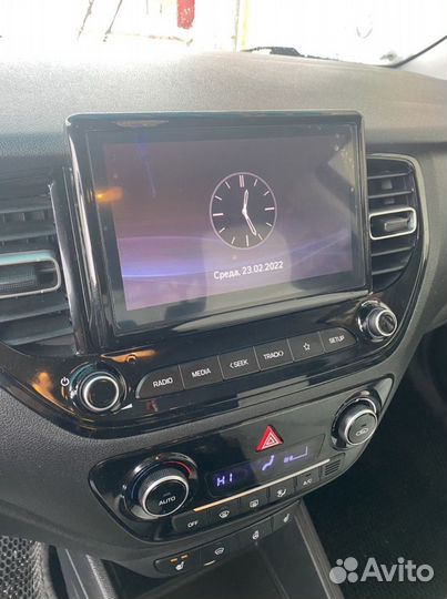 Штатная магнитола на hyundai solaris 2021