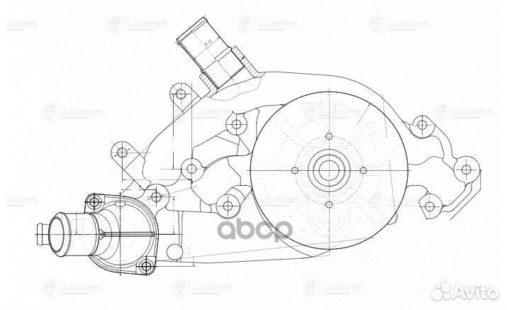 Насос водяной для а/м Cadillac Escalade/Chevrolet