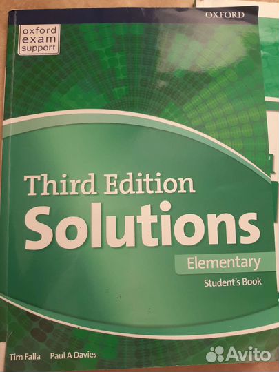 Third Edition Solution учебник и рабочая тетрадь