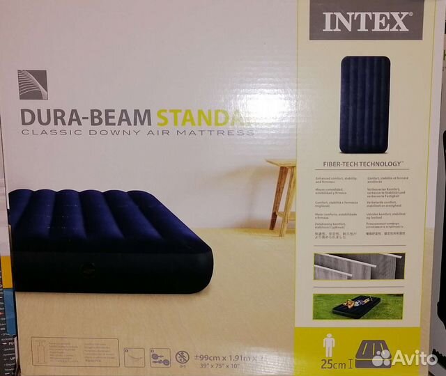 Матрас надувной intex