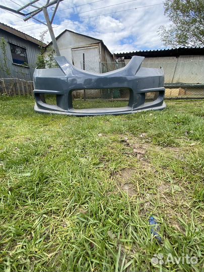 Бампер передний от обвеса mazda 3 bk