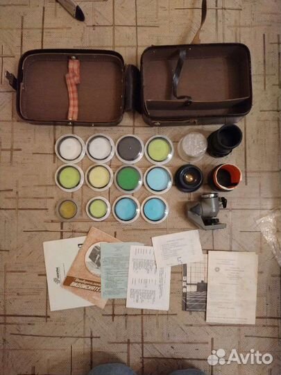 Фотоаппарат зенит ет. Объективы. Светофильтры