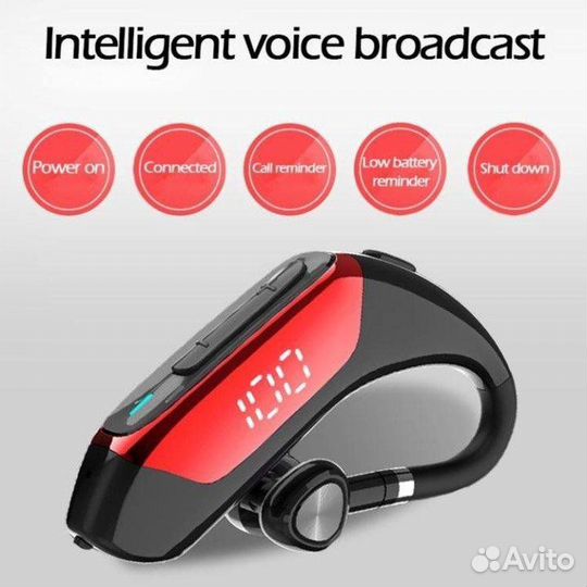 Bluetooth гарнитура S08 LED Display