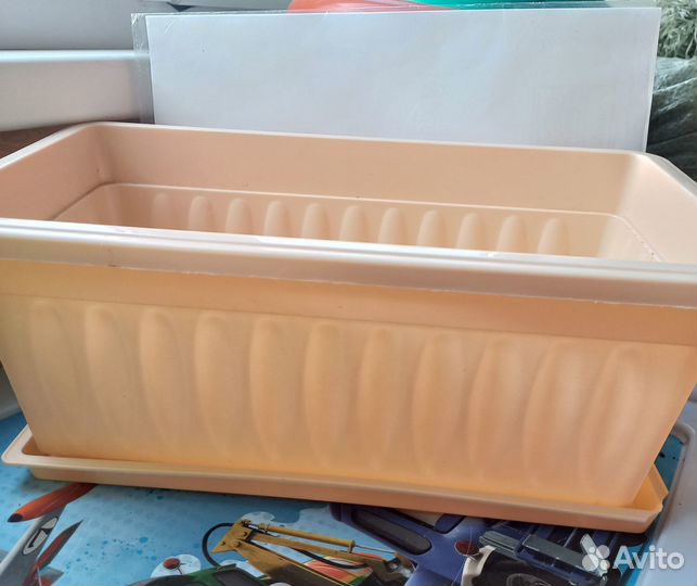 Горшок для цветов с поддоном