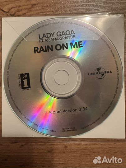 CD Lady Gaga - Rain on me, feat. Ariana Grande