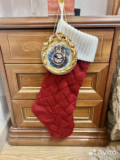 Санта Клаус эльф фея кукла с подарочным носком