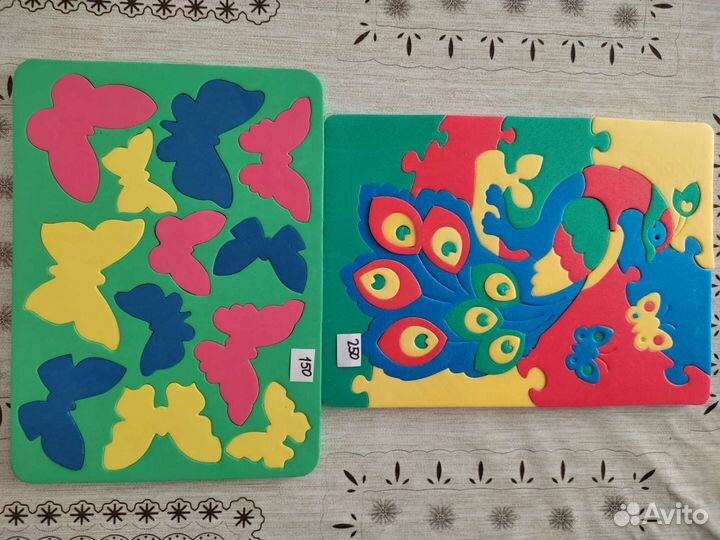 Мягкий пазл-конструктор флексика