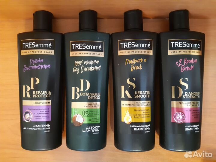 Шампунь Tresseme, Dove, Gliss Kur, Fructis