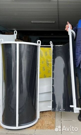 Пластиковый лоток автобетоносмесителя