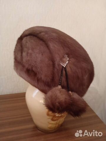 Шапка норковая женская