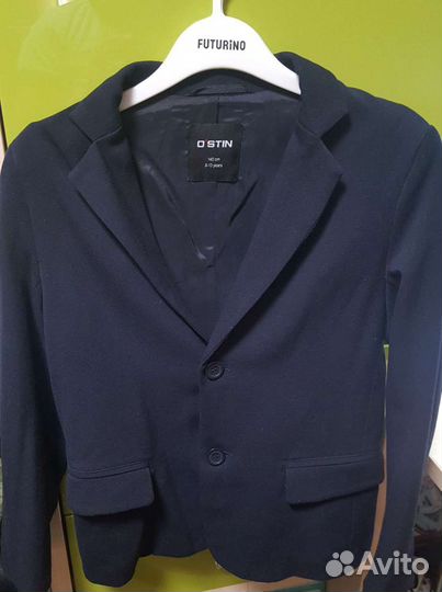 Пиджак школьный для мальчика 140