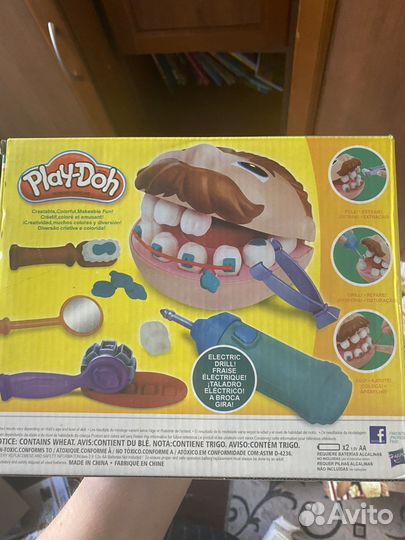 Набор стоматолога play doh