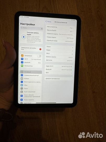 iPad mini 6 256 gb
