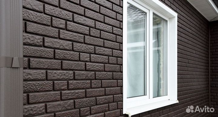 Фасадные панели Стоун Хаус графитовый код 535