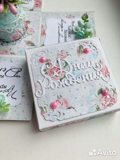 Коробочка-сюрприз цветочная