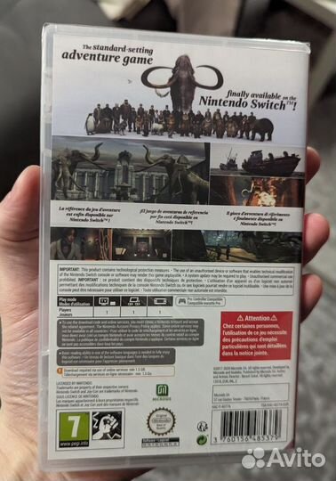 Syberia switch код в коробке