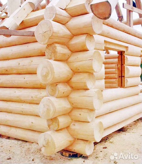 Оцилиндрованное бревно