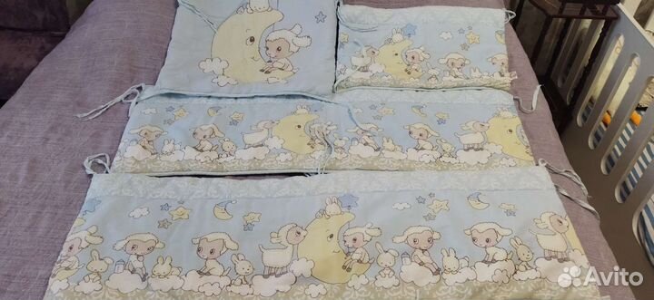 Бортики в кроватку бу