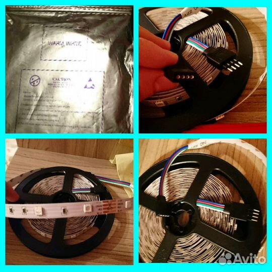 Светодиодная LED лента RGB, red, blue, green