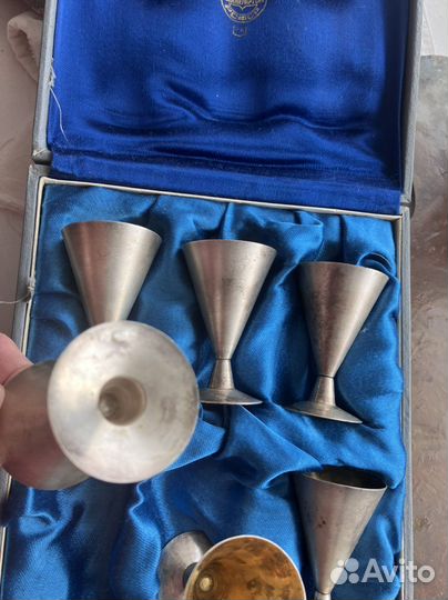 Набор серебряных рюмок, СССР