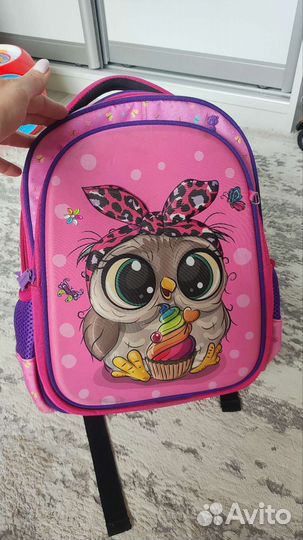 Рюкзак для девочки с пеналом