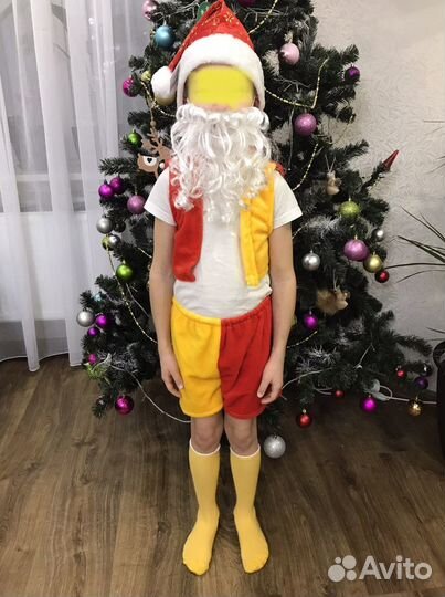 Новогодний костюм гнома