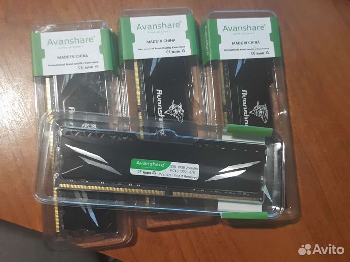 Оперативная память ddr 4, 16 gb, 2666Mhz