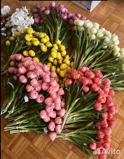 Искусственные тюльпаны