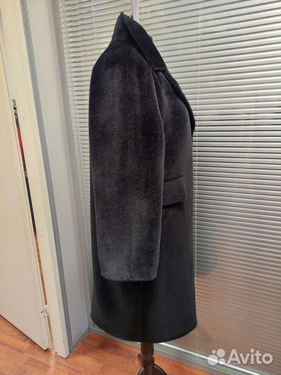 Пальто женское демисезонное из альпаки 54