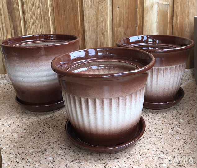 Керамические горшки