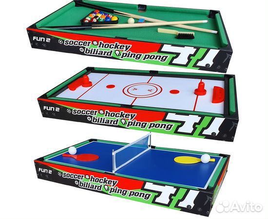 Игровой стол траснформер 4 в 1