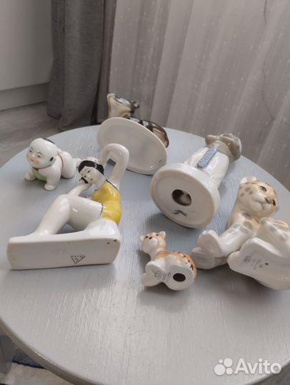 Фарфоровые статуэтки лфз, ифз, Старая Гжель