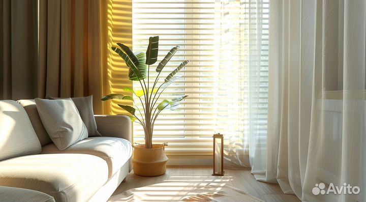 Жалюзи пластиковые с ручным управлением