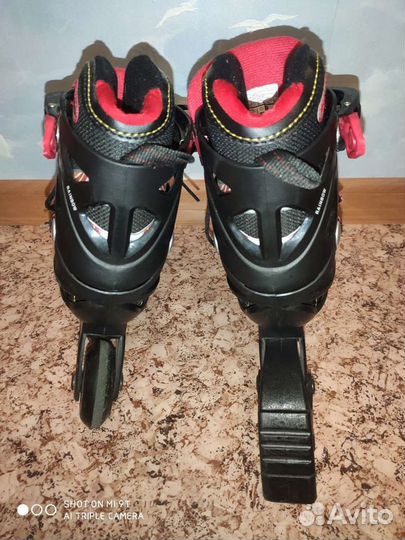 Коньки роликовые 31-36 разм