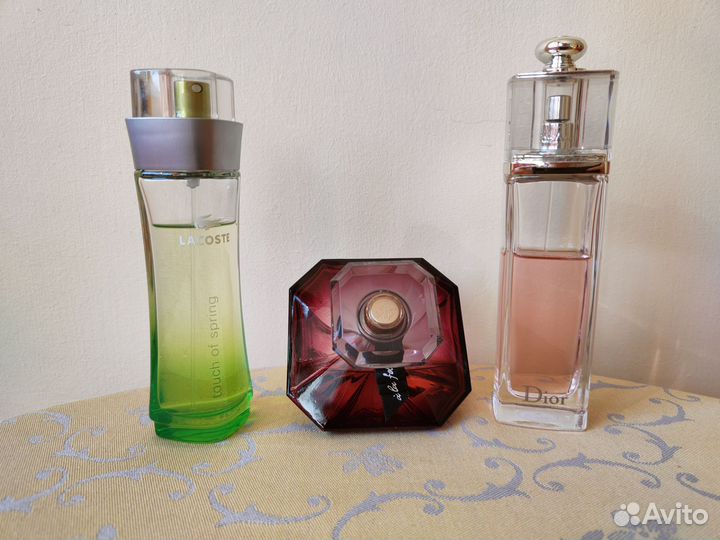 Духи. Lacoste. Lancome. Dior Addict