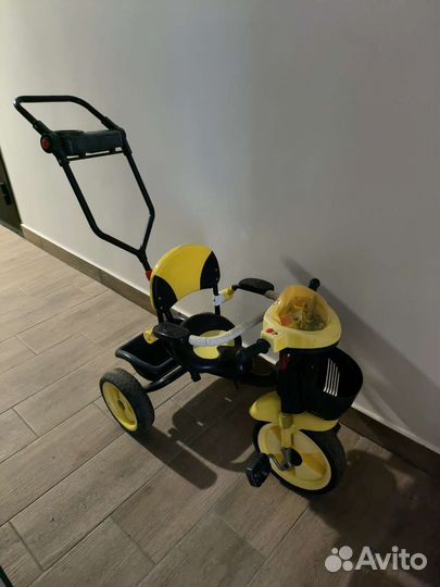 Велосипед детский с родительской ручкой