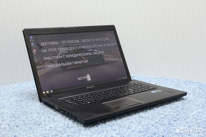 Отличный ноут Lenovo i7/17дюймов/8 ядерный
