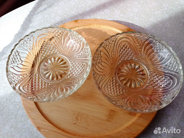 Блюдо ссср, хрусталь
