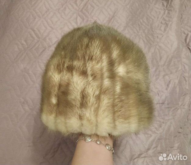 Шапка натуральный мех норка