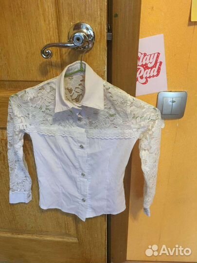 Рубашка белая для девочки