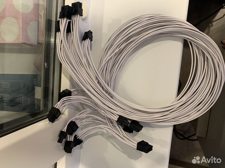 Провода питания усиленные для видеокарт 5шт