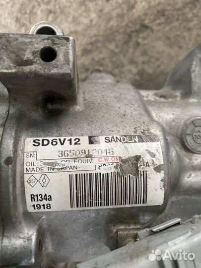 Компрессор кондиционера Renault Duster 1.5dci К9К