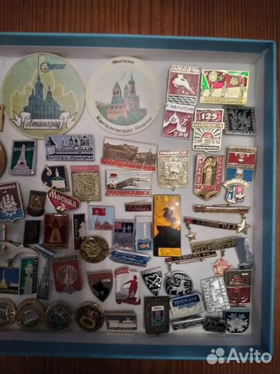 Значки СССР Города 60шт.+