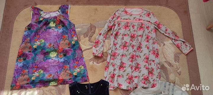 Вещи пакетом на девочку 128-134