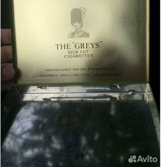 Антикварная коробка бокс от сигар