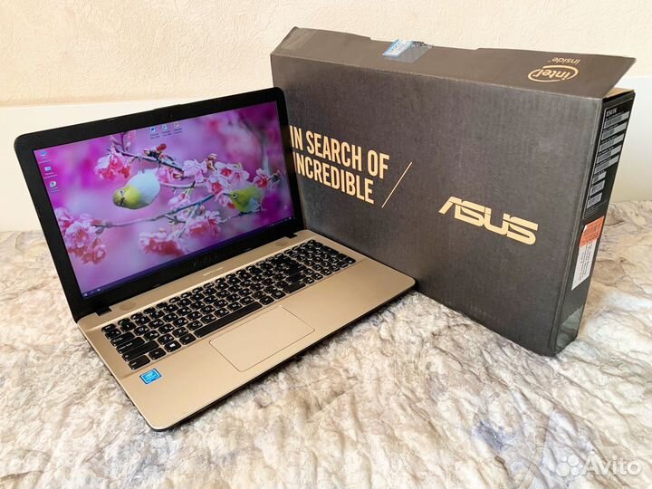 Ноутбук Asus X541NA 4 Ядра / SSD / Full-HD