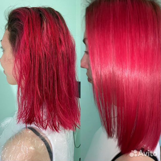 Кератиновое выпрямление волос,нанопластика