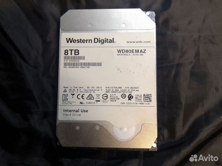 Диск wd 8tb