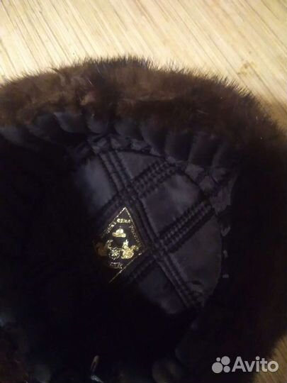Норковая шапка мужская