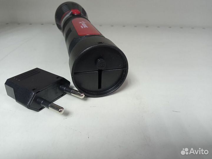 Ручной фонарь космос accu103led черный/красный